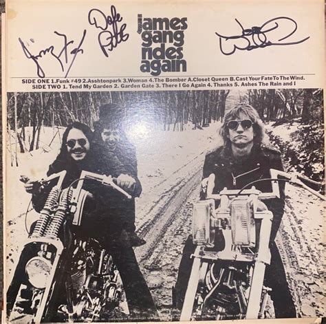 Joe Walsh / James Gang signed album covers that I got signed this ...