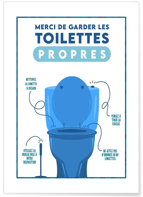 Affiche pour décorer ses toilettes avec humour LAfficherie