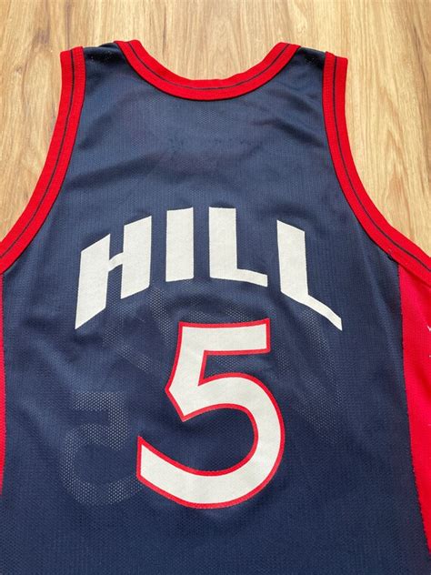 Team Usa Grant Hill Olympic Dream Team Iii Blue Gem