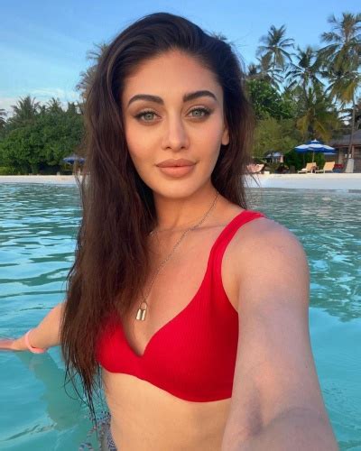 Shefali Jariwalas Swimming Pool Photos In Red Monokini Goes Viral