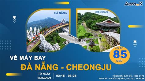 Aero K triển khai đường bay đầu tiên tại Việt Nam Đà Nẵng Cheongju