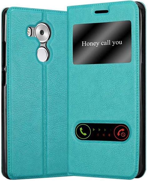 Cadorabo Etui Do Huawei Mate 8 W Miętowy Turkus Pokrowiec Etui na