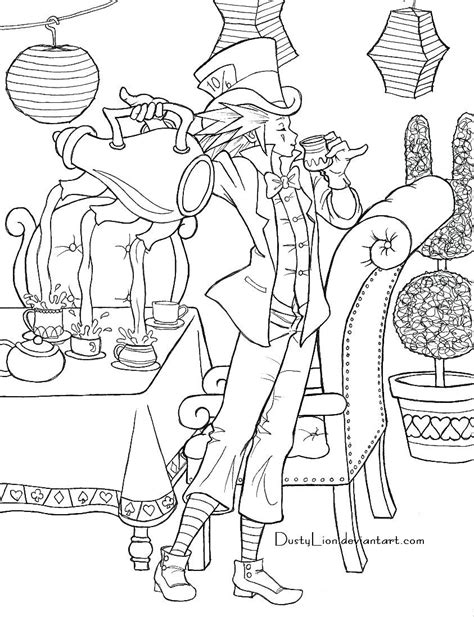 Alice In Wonderland Coloring Pages For Adults At GetColorings