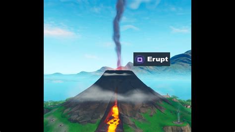 Volcano Eruption🌋 New Unvaulted Room Loot Lake Event Fortnite Battle Royale Youtube