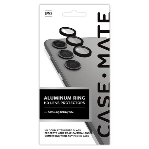 Case Mate Aluminum Ring Lens Protector For Samsung Galaxy S24 Black