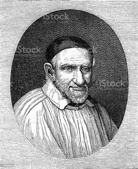 Portrait Of St Vincent De Paul Stock Illustration Download Image Now