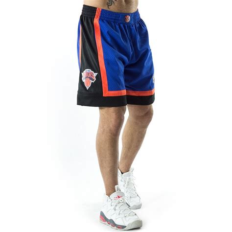 Mitchell And Ness Swingman Shorts New York Knicks 1996 97 Royal New York Knicks Clothes