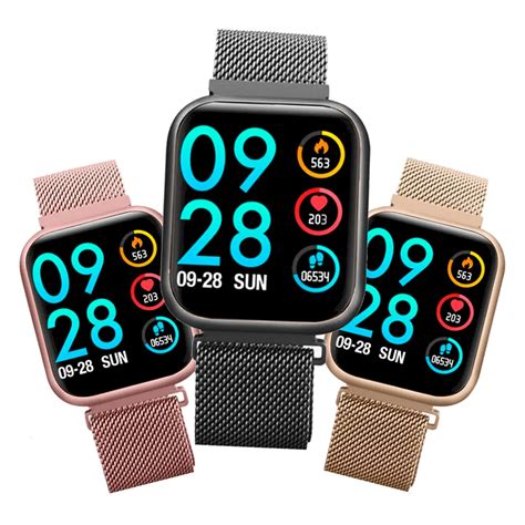 Rel Gio Inteligente Smartwatch Mtr Tomate Eletr Nicos Atacadista