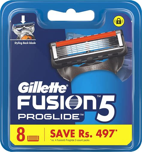 Gillette Fusion Proglide Uomo Razor Blade Refills Count Lame Per