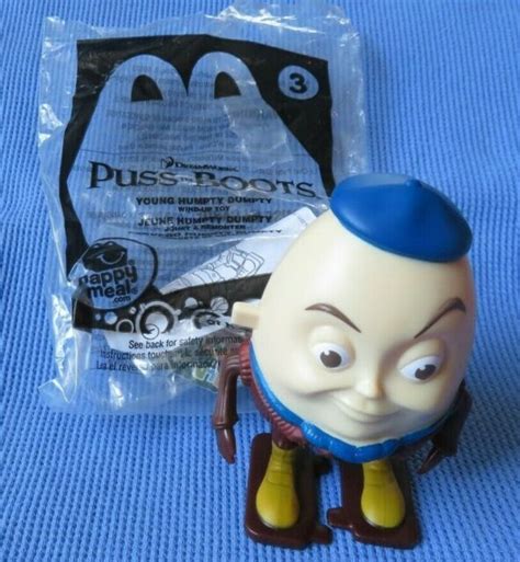 New Puss In Boots Shrek Young Humpty Dumpty 2011 Mcdonalds Wind Up Toy