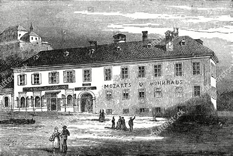 House Which Mozart Lived Salzburg 1756 Editorial Stock Photo Stock