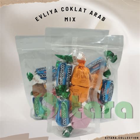 Jual Evliya Coklat Mix Coklat Turki Mix Cokelat Arab Shopee Indonesia