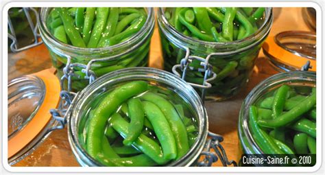 Recette Bocaux Bocaux De Haricot Vert Ou Conserve De Haricot Vert