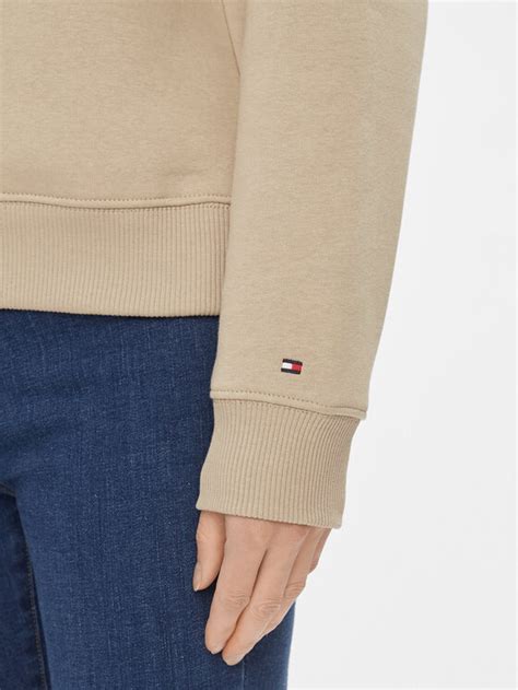 Tommy Hilfiger Sweatshirt WW0WW39791 Beige Relaxed Fit Modivo De