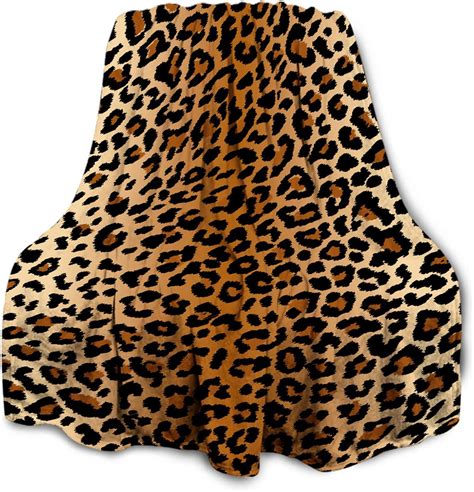 Aokile Decke Leoparden Kuscheldecke Flauschig Super Weich Flanell