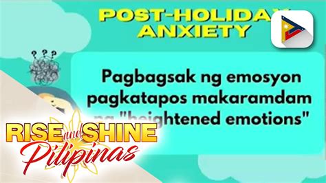 SAY NI DOK Ano Ang Post Holiday Anxiety At Paano Ito Maiiwasan