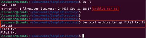 How To Extract Unzip Tar Gz Files From Linux Ubuntu Commands LinuxWays