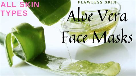 Aloe Vera Gel Face Masks For Different Skin Type Youtube