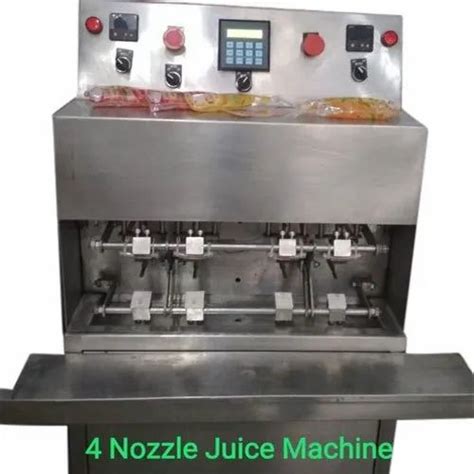 Semi Automatic Electric Fruit Juice Pouch Packing Machine 650w Capacity 500 1000 Per Hour At