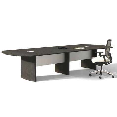 Mayline Napoli 6 Conference Table In Charcoal Nc6cgr