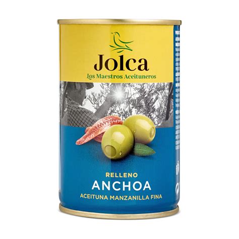 Aceitunas Rellenas De Anchoa Jolca Lata 130 G Supermercados DIA