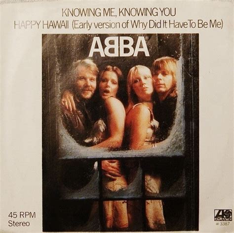 Abba Knowing Me Knowing You Vinyl Rpm Single Discogs