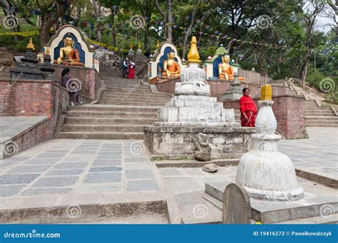 Stairs To The Swayambhunath Temple Editorial Photo | CartoonDealer.com #19389267