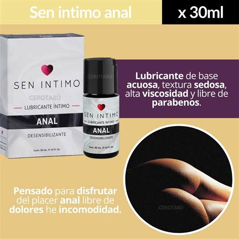 Lubricante Para Sexo Anal Sen Intimo X Ml Cero Tab