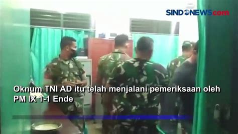 Oknum TNI AD Yang Pukul Warga Di Sikka Ditahan Video Dailymotion