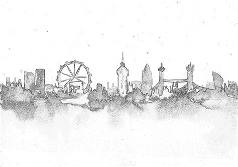 London Skyline Drawing ~ Toronto Skyline Clip Art At Clker.com ...