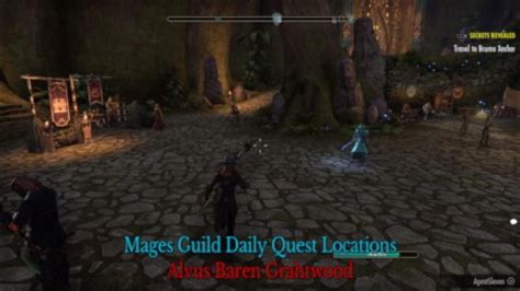 ESO Mages Guild Daily Quest Location Alvus Baren The Elder Scrolls