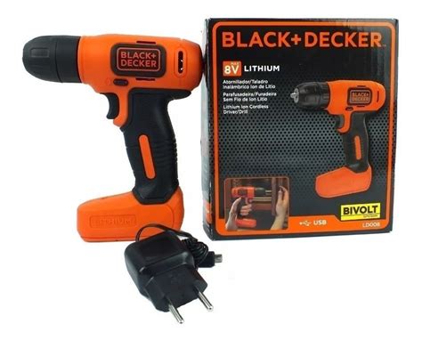 Parafusadeira 3 8 8v Lithium Black Decker Bivolt R 119 99 Em