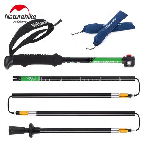 Naturehike Trekking Poles Ultralight Walking Stick Folding Aluminum