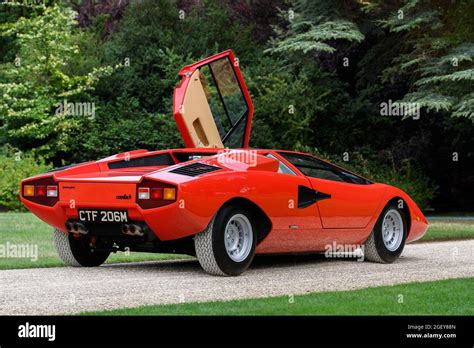 Classic Lamborghini Supercar Stock Photo Alamy