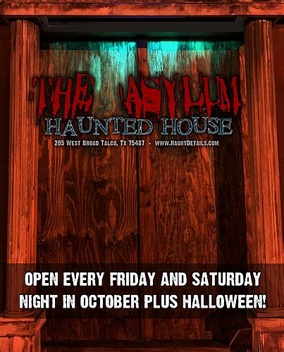 The Asylum Haunted House 2022 | Event Details | HauntPay - Scary Simple ...