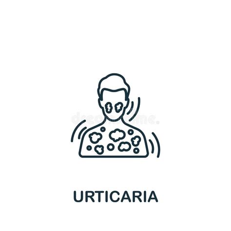 Urticaria Icon Monochrome Simple Deseases Icon For Templates Web