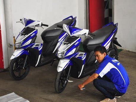 Modifikasi Mio M3 Warna Biru Modifikasi Motor Kawasaki Honda Yamaha