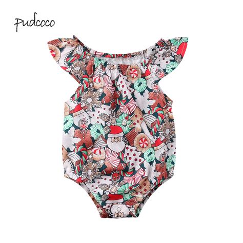 Pudcoco 2019 nueva marca recién nacido Niño bebé traje de Navidad ropa