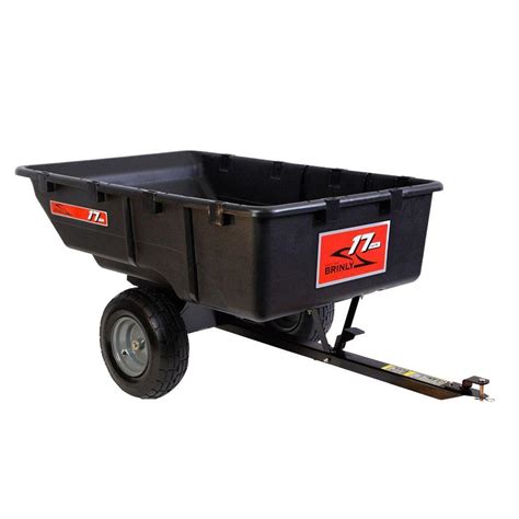 Brinly Hardy 850 Lb 17 Cu Ft Tow Behind Poly Utility Cart Pct 17bh The Home Depot