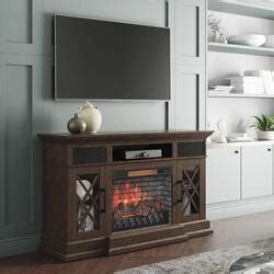 Greentouch Wilkins Chestnut Bluetooth Electric Fireplace