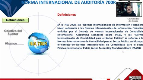 NIA 700 Formación de la opinión y emisión del informe de auditoría