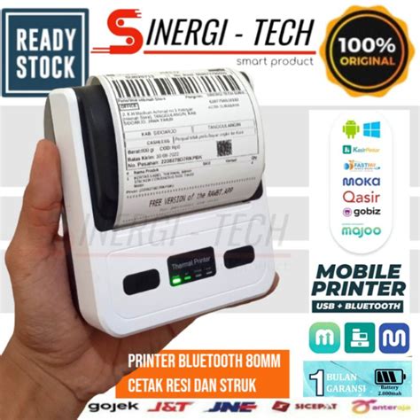 Jual Mobile Printer Bluetooth Thermal Mm Mp Cetak Struk Dan Resi