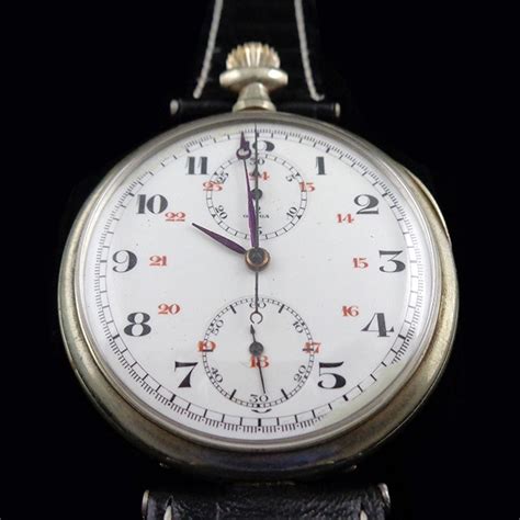 Original Omega Converted Pocket Watch To Wristwatch From 1910s Laurent Fine Watches