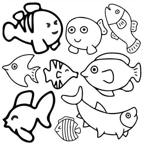 Fish Doodle Set Vector 33132145 Vector Art At Vecteezy