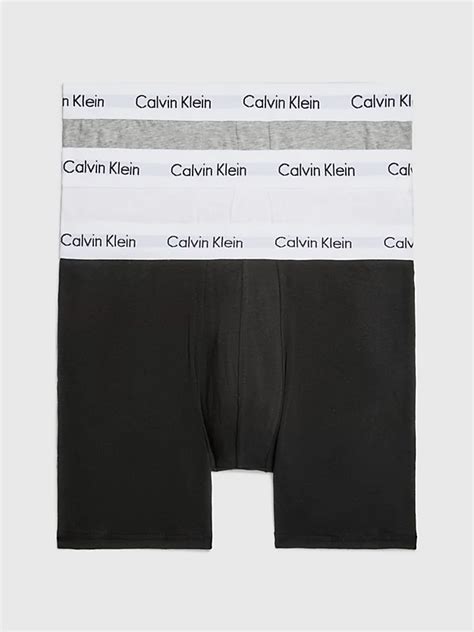 3 Pack Boxer Briefs Cotton Stretch Calvin Klein® 000nb1770amp1