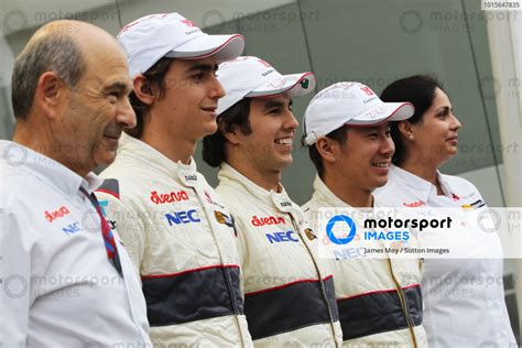 Sauber Announce Their Driver Line Up L To R Peter Sauber Sui