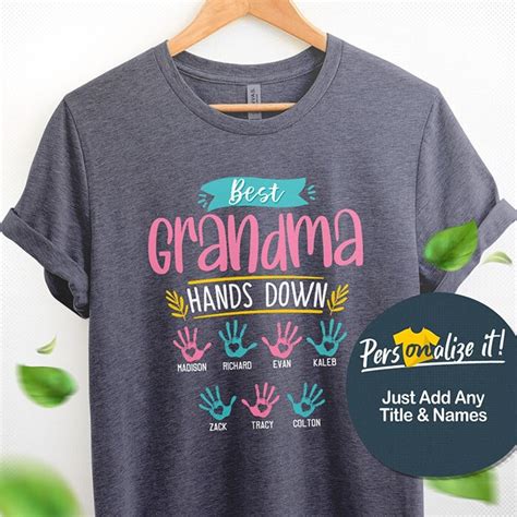 Best Grandma Shirt Grandma T For Grandma Nana Shirt Grandma Tshirt