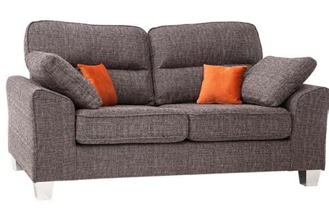 Felton Grey Fabric 2 Seater Sofa Furnitureinstore