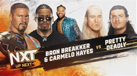 Bron Breakker Carmelo Hayes Vs Pretty Deadly Tag Team Full Match