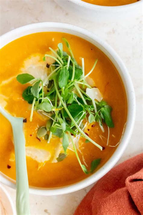 Carrot Pumpkin Soup One Pot Only — Easy Recipes Using One Pot Only